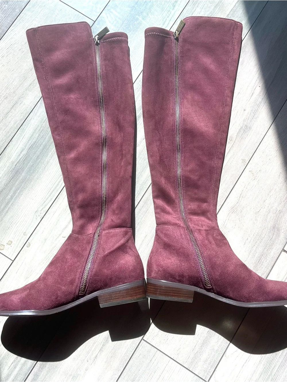 Michael Kors Women’s Over-the-Knee Boots in Burgundy Suede
